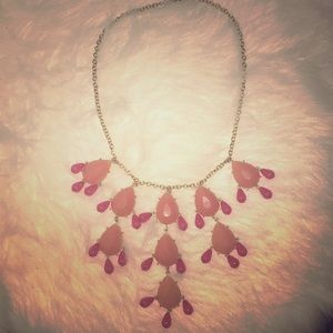 Pink paradise statement necklace